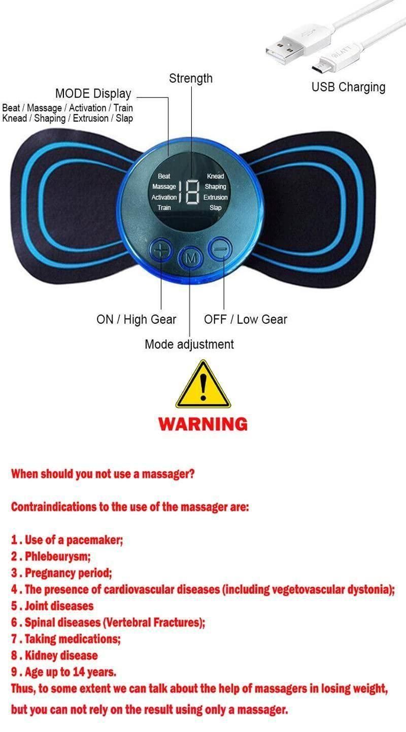 🔹 BodyTone Smart Massager – Gym ka Power, Ghar pe Relax! Electric Massager