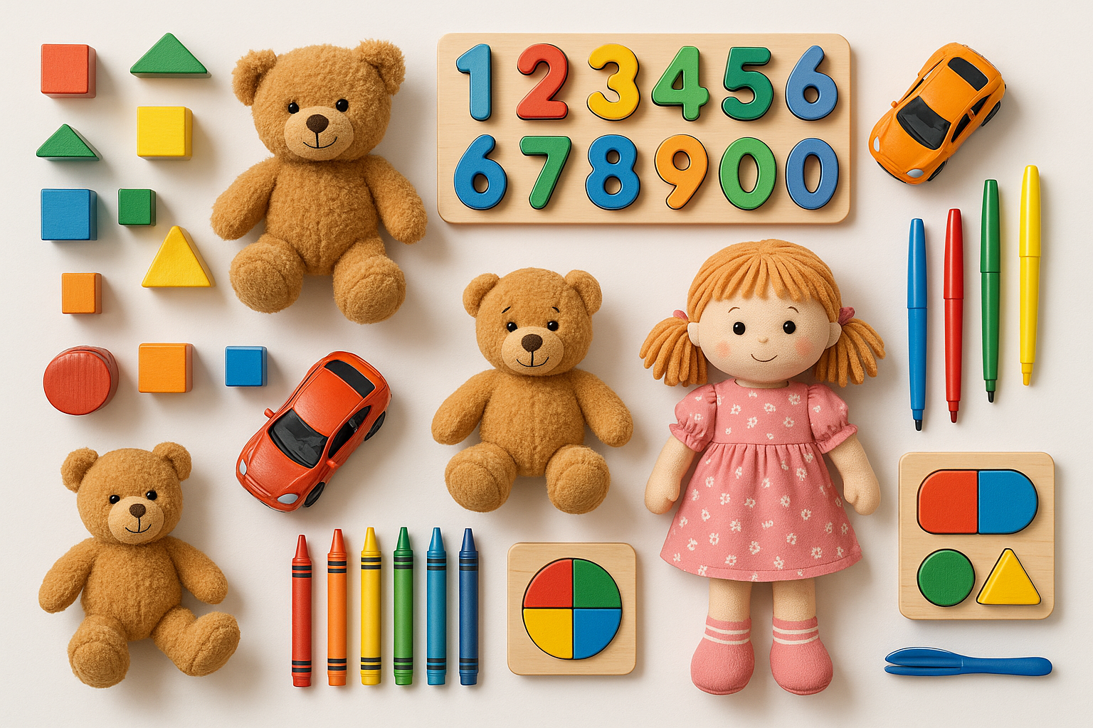 Kids toys stylish 4k imege