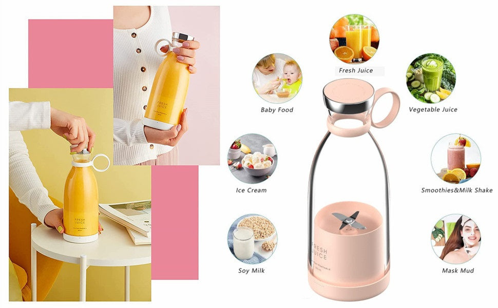 Electric Portable Mini Juicer Bottle